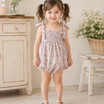 Camilia Pink Smocking Romper