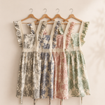 Evelyn Floral Apron Dress AVEBLANC