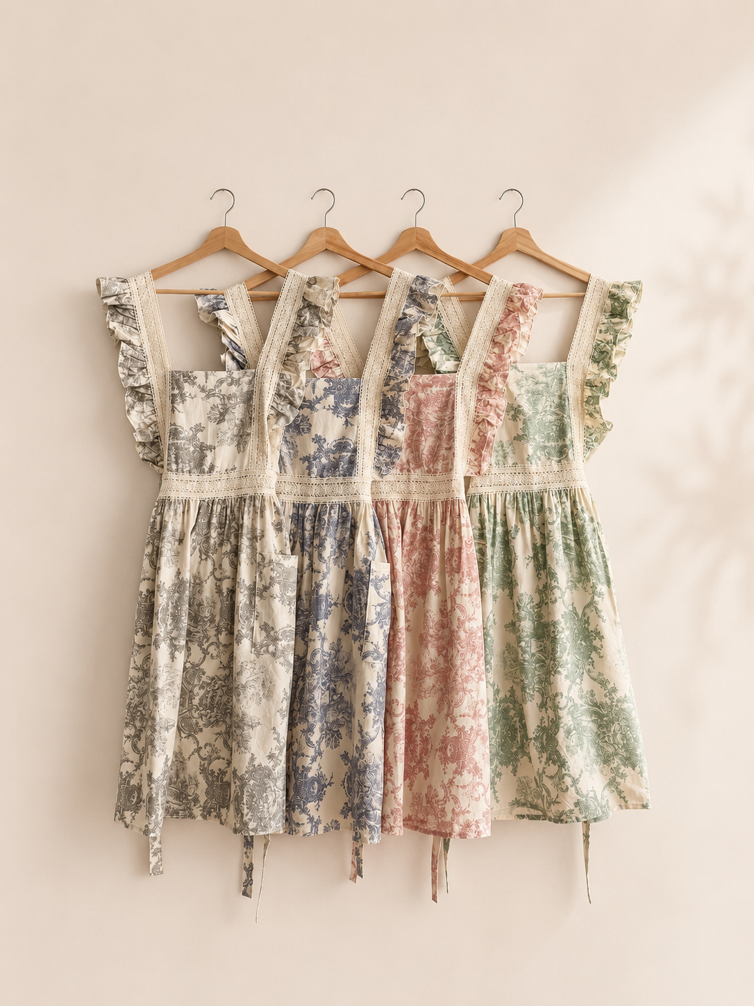 Evelyn Floral Apron Dress AVEBLANC
