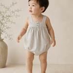 Lubato Blue Striped Romper